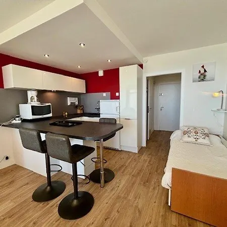 Quiberon: Renove 35m² Avec Balcon, Vue Mer, Parking, Proche Et Thalasso - Fr-1-478-56